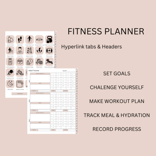 All-In-One Fitness Planner & Weight Loss Tracker - Image 6