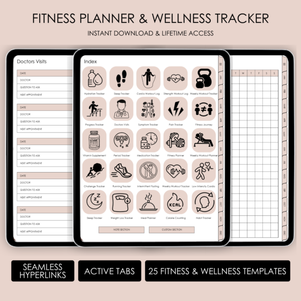 All-In-One Fitness Planner & Weight Loss Tracker - Image 2